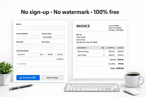 BizInvoiceGen screenshot 2