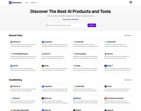 AIHuntlist screenshot 1