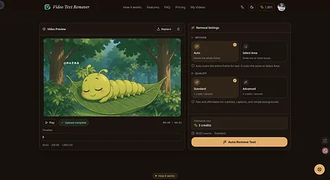 Video Text Remover screenshot 1