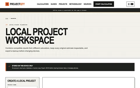ProjectQty screenshot 2
