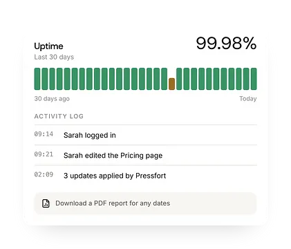 Pressfort screenshot 2