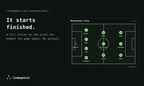 LineupDesk screenshot 2