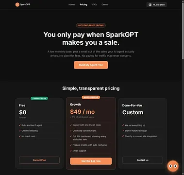 SparkGPT screenshot 1