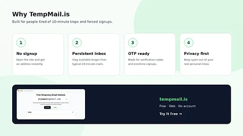 TempMail.is screenshot 3