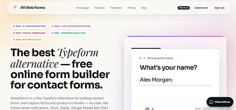 AllWebForms screenshot 1