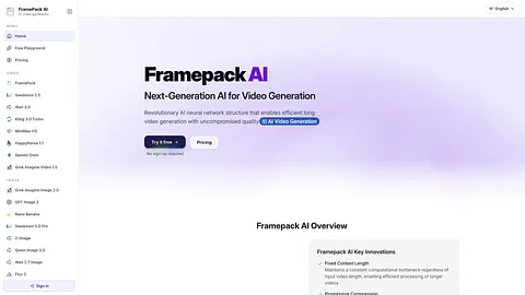 FramePack AI screenshot 1