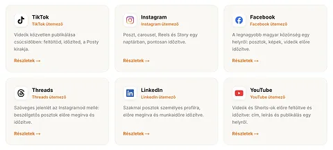Posty: magyar közösségimédia-ütemező screenshot 2