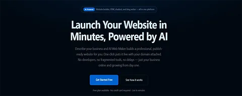 AI Web Maker screenshot 1