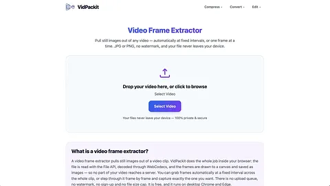 Video Compressor — VidPackit screenshot 1