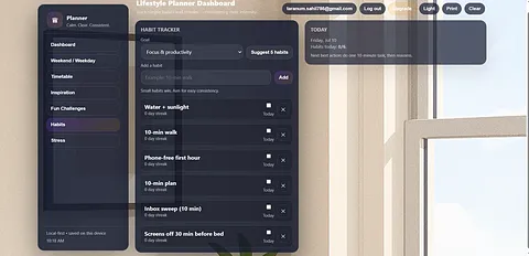 My Planner Web screenshot 1