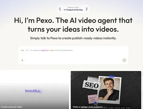 Pexo AI screenshot 2