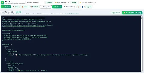 FlowBot screenshot 3