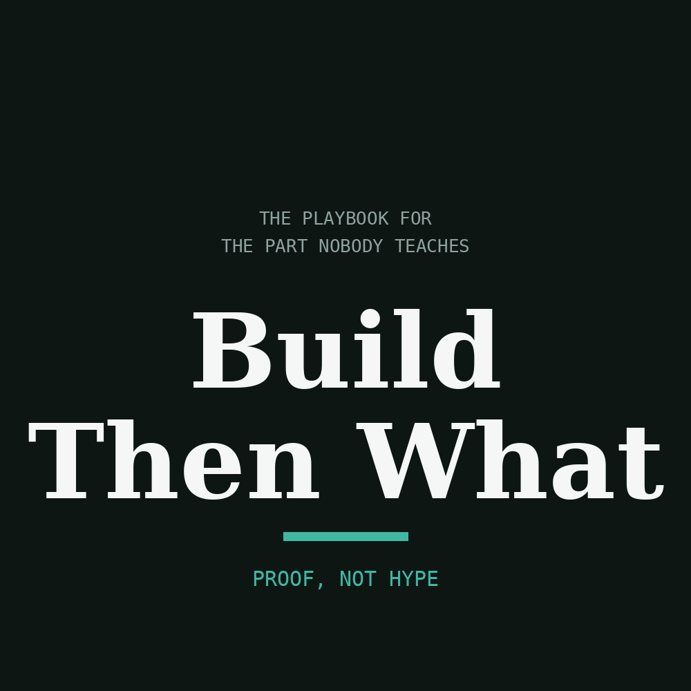 Build Then What