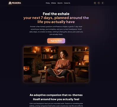 Peakora screenshot 1