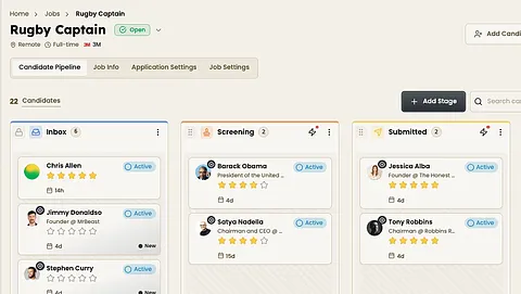 Happlicant screenshot 2