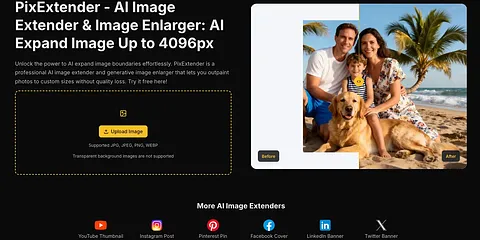 PixExtender – AI Image Extender & Enlarger screenshot 1