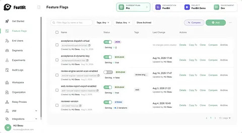 FeatBit screenshot 1