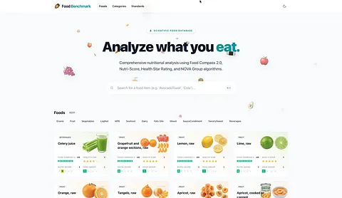 FoodBenchmark screenshot 1