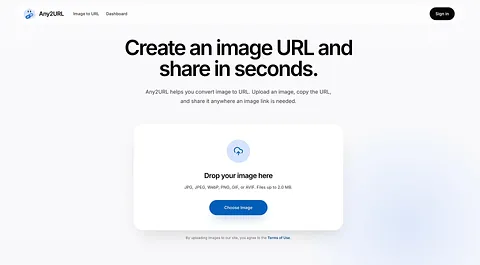Any2URL screenshot 1
