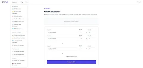 GPA Vault screenshot 1