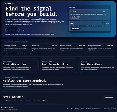 Backer Sonar screenshot 3