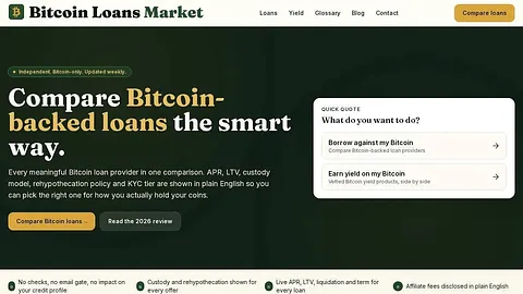 Bitcoin Loans Market screenshot 1