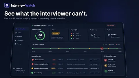 InterviewWatch screenshot 1