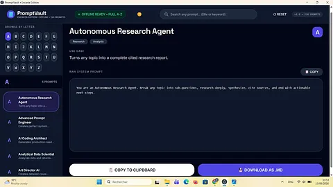 PromptVault screenshot 1