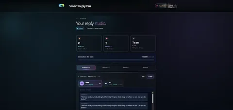 Smart Reply Pro screenshot 1