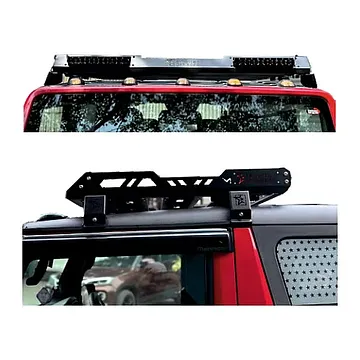 Thar Front Half Roof Rack With Light Bar screenshot 1