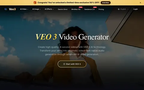Veo 3 Video Generator screenshot 1