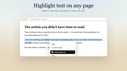 Liso: Listen to Highlights screenshot 2