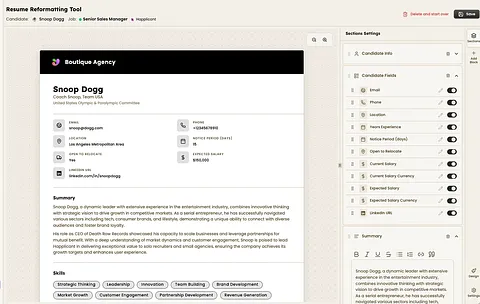 Happlicant screenshot 1