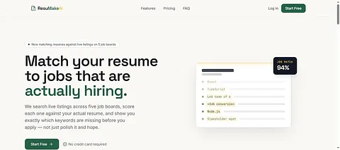 ResuMakeAi screenshot 1