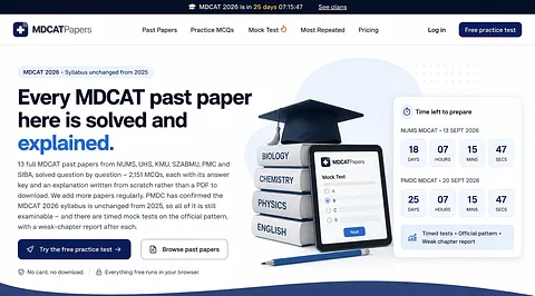MDCAT Papers screenshot 1