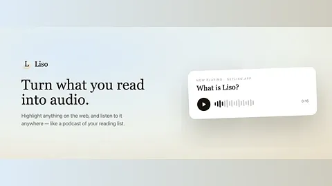 Liso: Listen to Highlights screenshot 1
