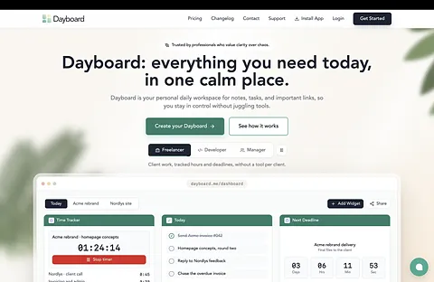 Dayboard screenshot 3
