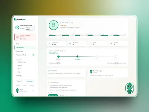 FounderDive screenshot 1
