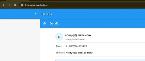 TempEmailfree screenshot 1