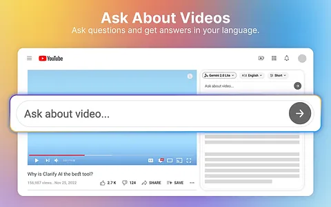 Clarify AI: YouTube Summaries screenshot 4