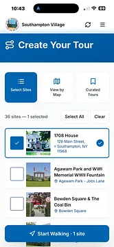 Walking Tour Builder screenshot 1