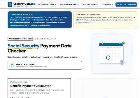 CheckPayDate.com screenshot 1