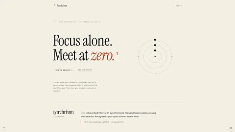 Synchrium screenshot 1