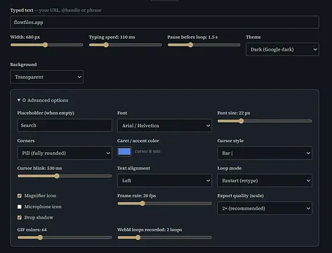Flowfiles screenshot 1