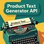 Product Text Generator API