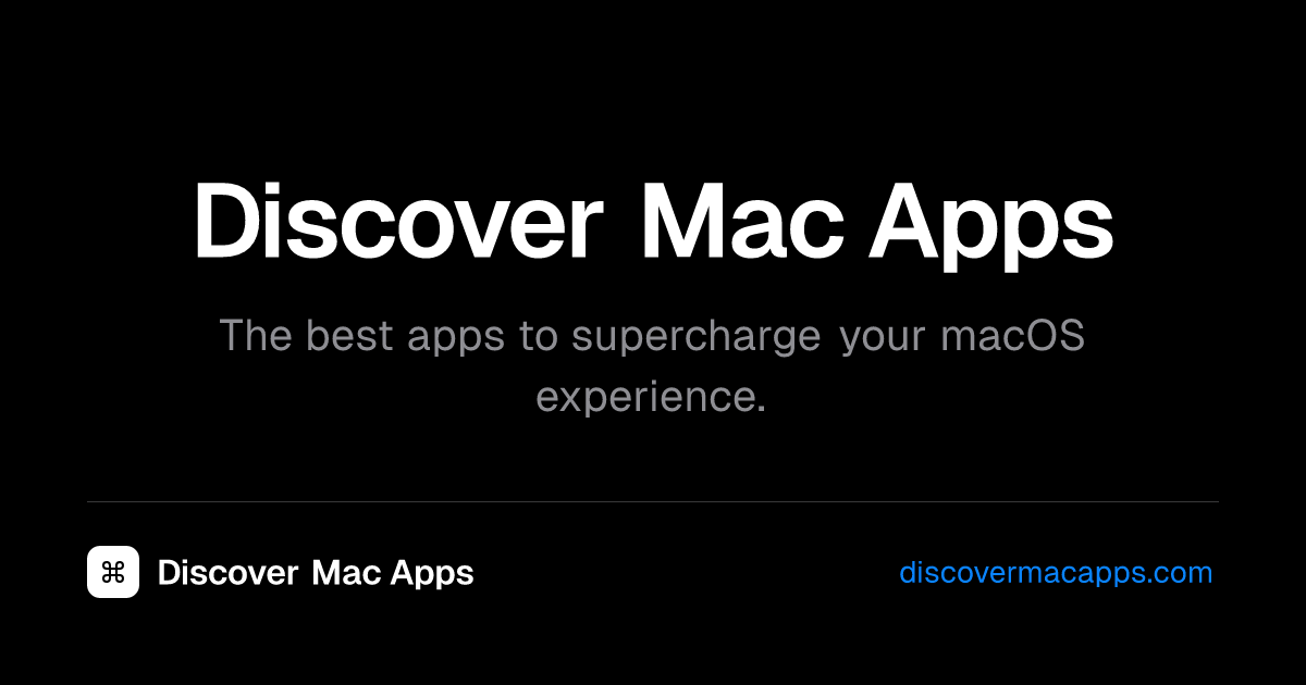 Discover Mac Apps