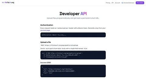 FileToUrl.org screenshot 1