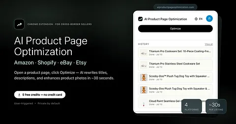 AI Product Page Optimization screenshot 2