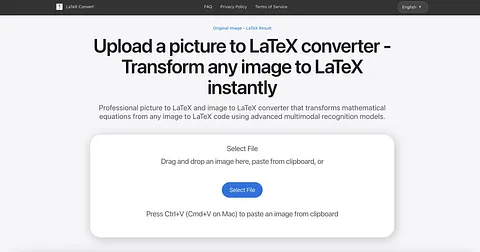 LatexConvert screenshot 2