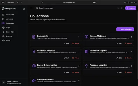 OmegaVault screenshot 2